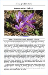 Download der Arzneimittelprüfung von Crocus sativus (Safran)
