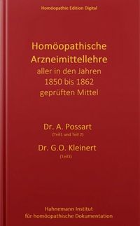 Homöopathische Arzneimittellehre A. Possart, G.O. Kleinert